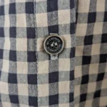 Thumbnail for Blouse gingham à manche bouffante