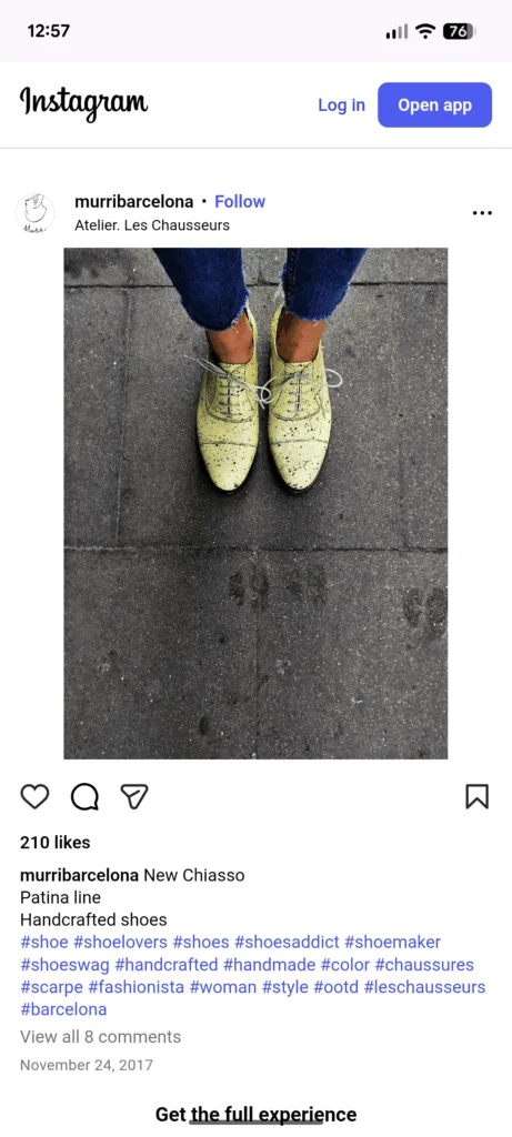 Image for Chaussures faites à la main