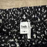 Thumbnail for XS - Jupe fleurie Twik noir et blanc
