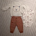 Featured thumbnail for Jumper, trouser and wrap set T-shirt 6-9 months