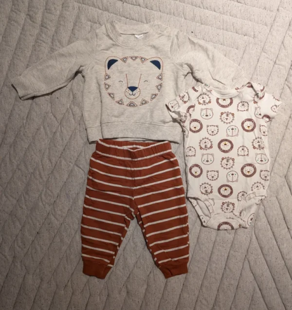 Featured image for Jumper, trouser and wrap set T-shirt 6-9 months