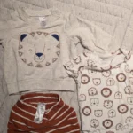 Thumbnail for Jumper, trouser and wrap set T-shirt 6-9 months