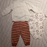 Thumbnail for Jumper, trouser and wrap set T-shirt 6-9 months