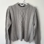 Featured thumbnail for Chandail gris en laine Frank and Oak