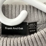 Thumbnail for Chandail gris en laine Frank and Oak