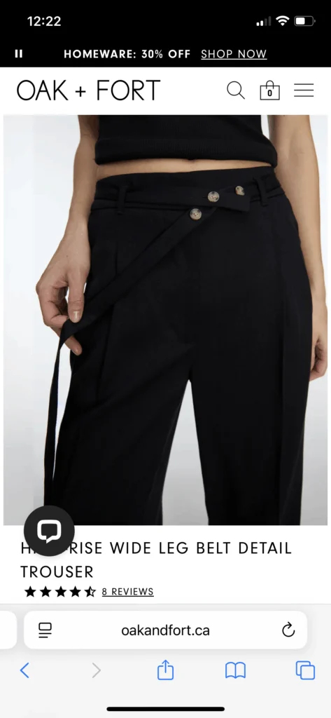 Image for Pantalon Trouser Oak and Fort