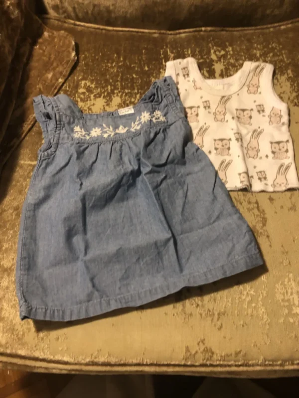Featured image for Camisole ample couleur bleu jeans