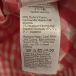 Thumbnail for Chemise à manches longues motif vichy rose J Crew