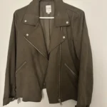 Featured thumbnail for TWIK suede coat olive green