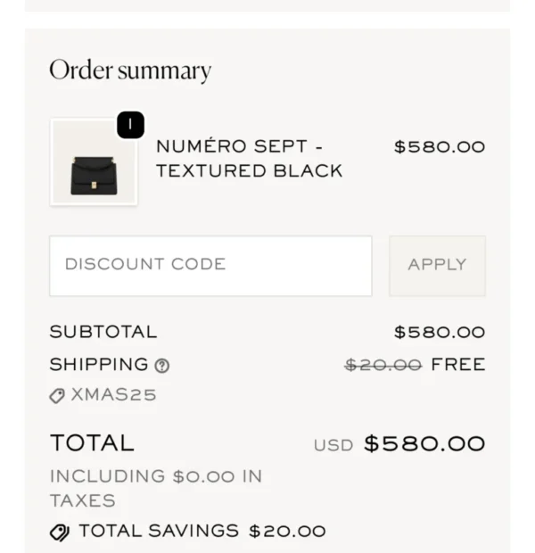 Image for Polene Number 7 black