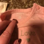 Featured thumbnail for Tee shirt rose corail bébé naissant