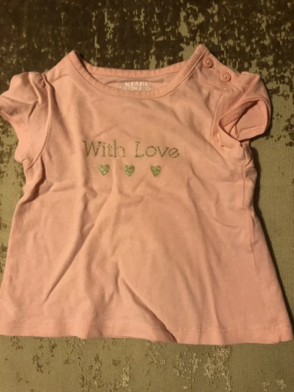 Image for Tee shirt rose corail bébé naissant