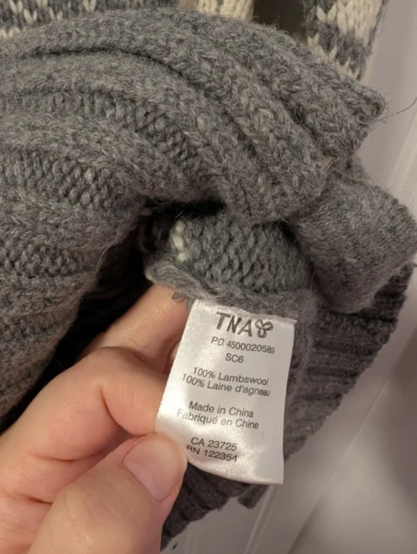 Image for TNA/Veste en Laine d'Agneau Sz XS