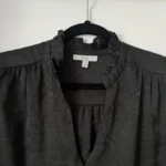Thumbnail for Joie black blouse size M floral