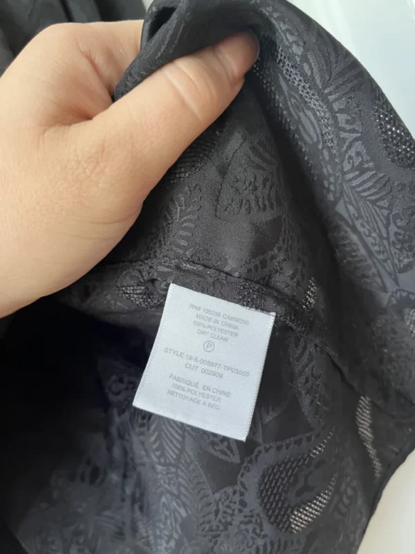 Image for Joie black blouse size M floral