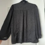 Thumbnail for Joie black blouse size M floral