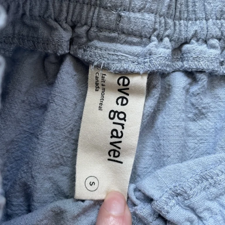 Image for Eve Gravel Pantalon Crocus Taille Haute 100% coton