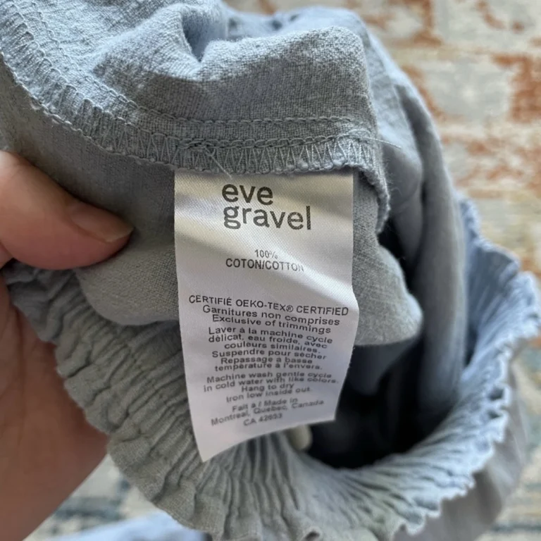 Image for Eve Gravel Pantalon Crocus Taille Haute 100% coton