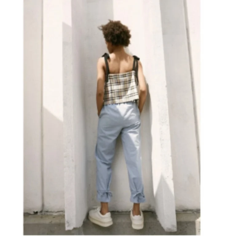 Image for Eve Gravel Pantalon Crocus Taille Haute 100% coton