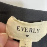 Thumbnail for Everly Black chiffon Dress with fix novelty Print dress size large