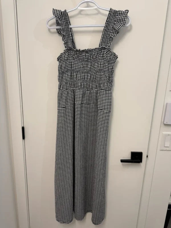 Image for Long plaid dress