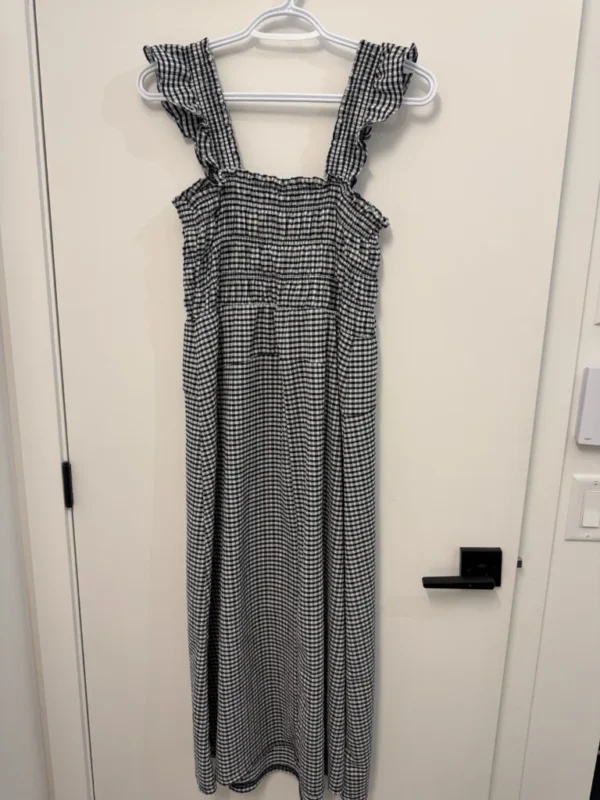 Image for Long plaid dress
