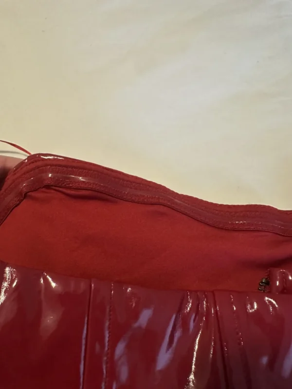 Image for Corset Garage rouge « faux cuir »