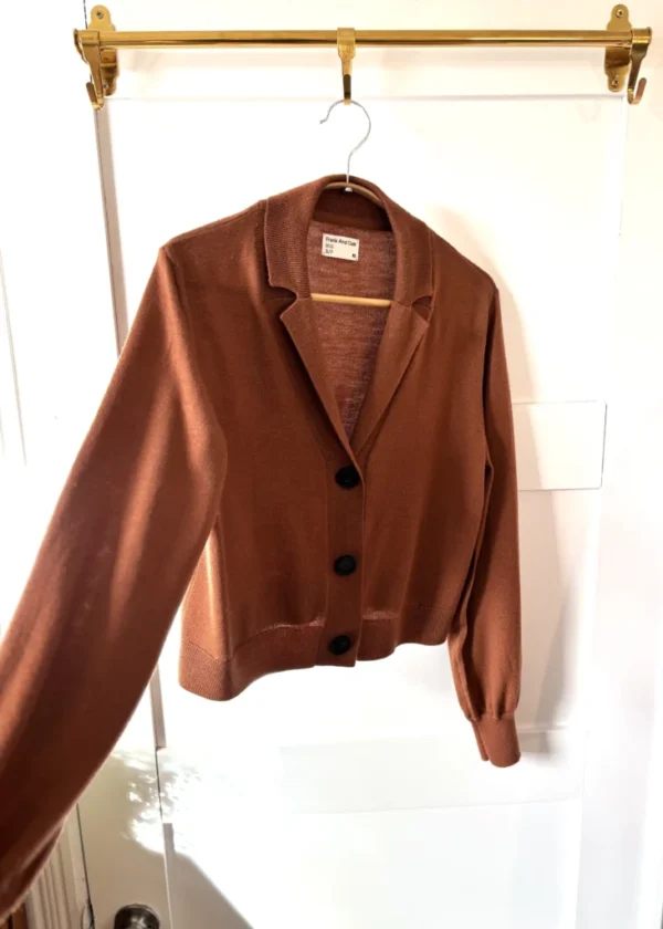 Image for 100% merino sailor cardigan FRANK AND OAK