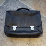 Featured thumbnail for Sac de travail en cuir noir Longchamp