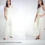 Featured thumbnail for Olivia Linen-Blend Wide-Leg Pants by Laura