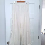 Thumbnail for Olivia Linen-Blend Wide-Leg Pants by Laura
