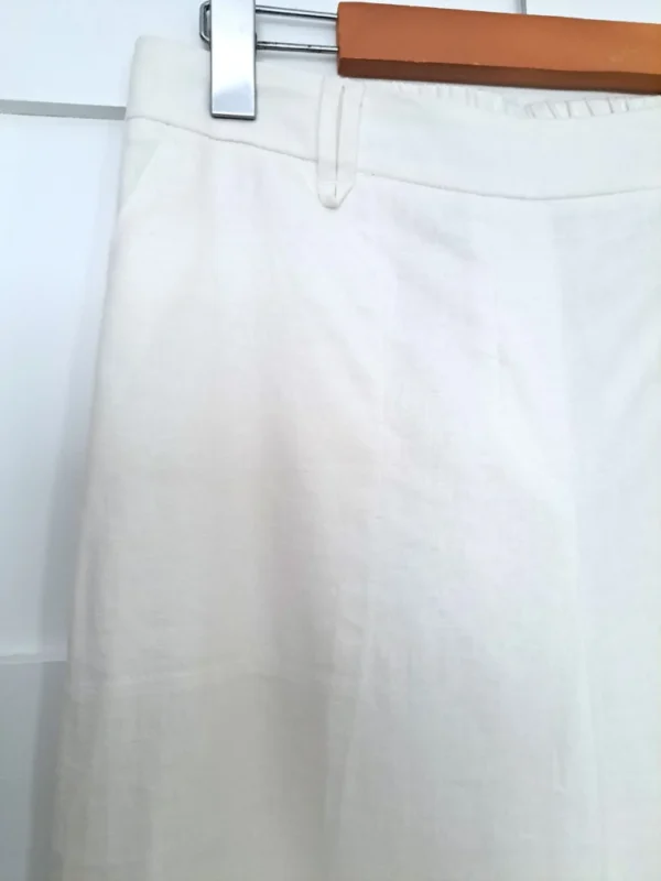 Image for Olivia Linen-Blend Wide-Leg Pants by Laura
