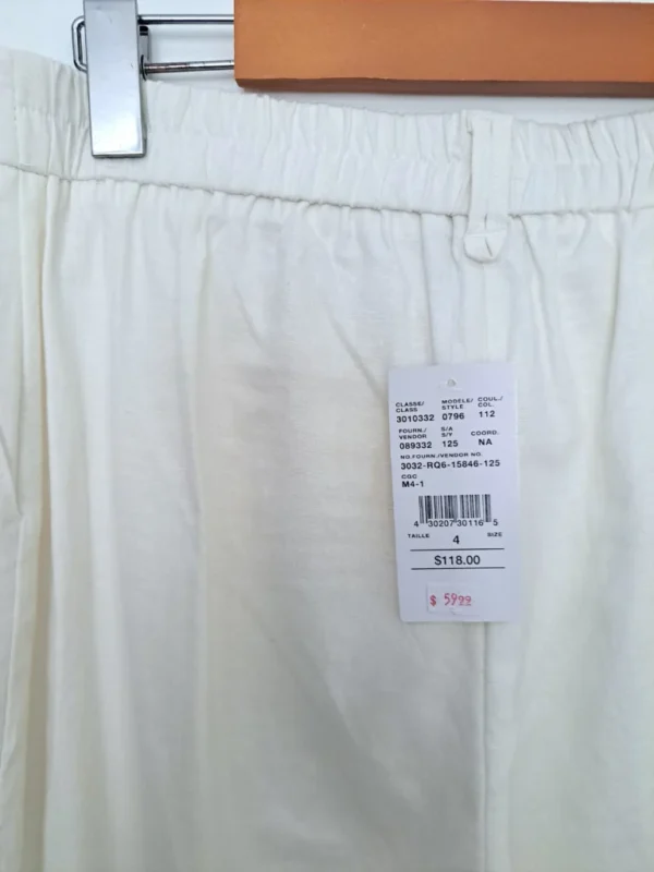 Image for Olivia Linen-Blend Wide-Leg Pants by Laura