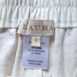 Thumbnail for Olivia Linen-Blend Wide-Leg Pants by Laura