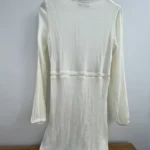 Thumbnail for Robe blanc cassé manches longues