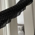 Thumbnail for Michael Kors black star print blouse size S