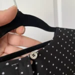 Thumbnail for Michael Kors black star print blouse size S