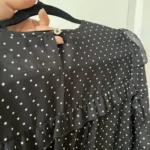 Thumbnail for Michael Kors black star print blouse size S