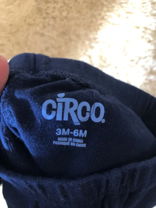 Image for Newborn baby navy trousers