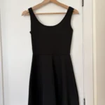 Thumbnail for Short open back dress with bow