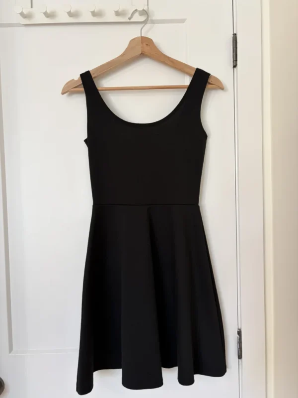 Image for Short open back dress with bow