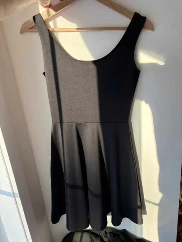 Image for Short open back dress with bow