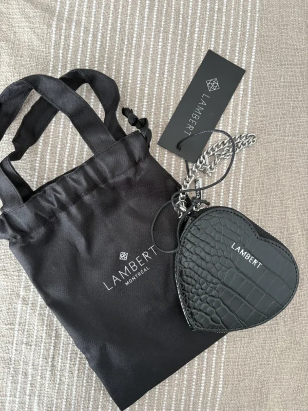 Featured image for Small vegan leather purse (bag charm) Lambert