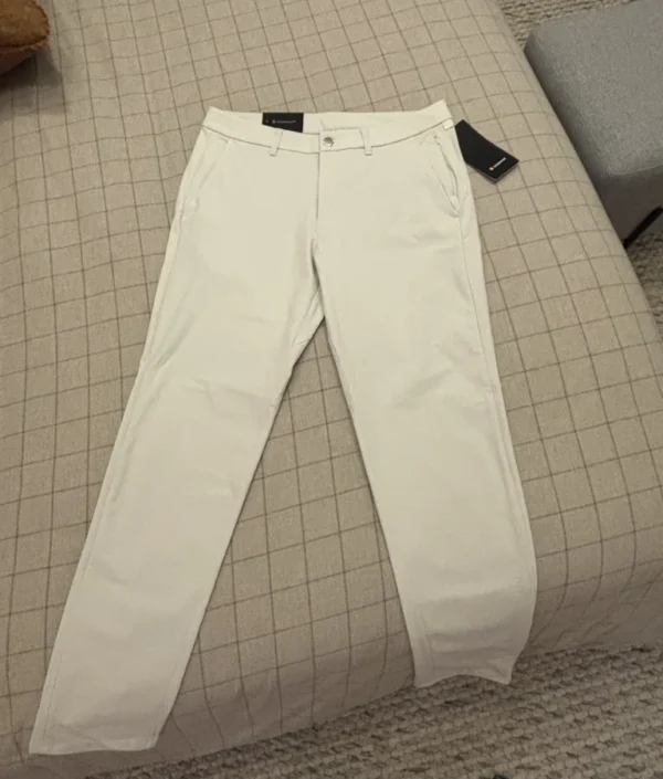 Image for Pantalon commission ajusté LULULEMON grège (taille 34)