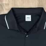 Thumbnail for Polo noir tissu léger ZARA (M)