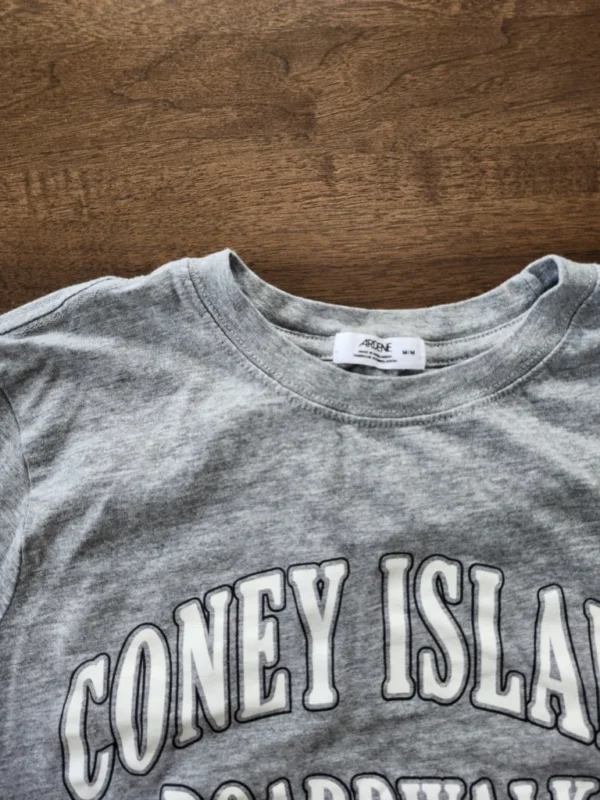 Image for T-shirt gris Coney Island Boardwalk