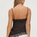 Thumbnail for Satin cami with lace