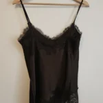 Thumbnail for Satin cami with lace