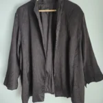 Featured thumbnail for Brown silk jacket by Eileen Fisher