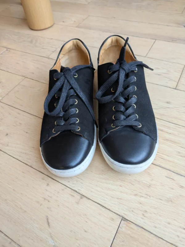 Image for Basket Sézane Jack bimatière noires 37
